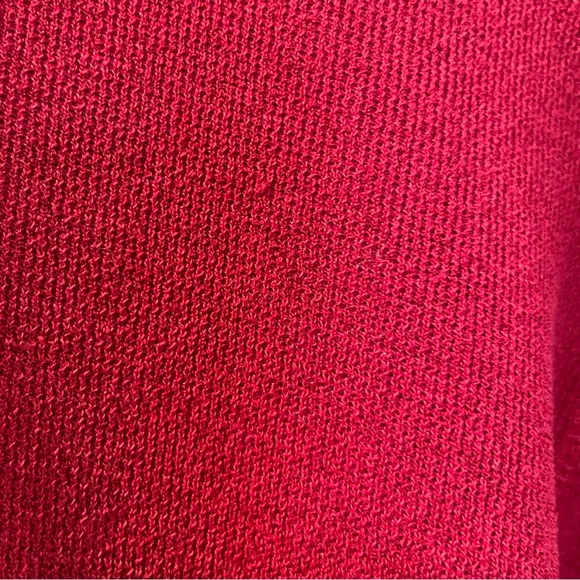 Just My Size Women’s Long Sleeve VNeck Sweater Red 22/24 Gently Worn - Picture 4 of 8